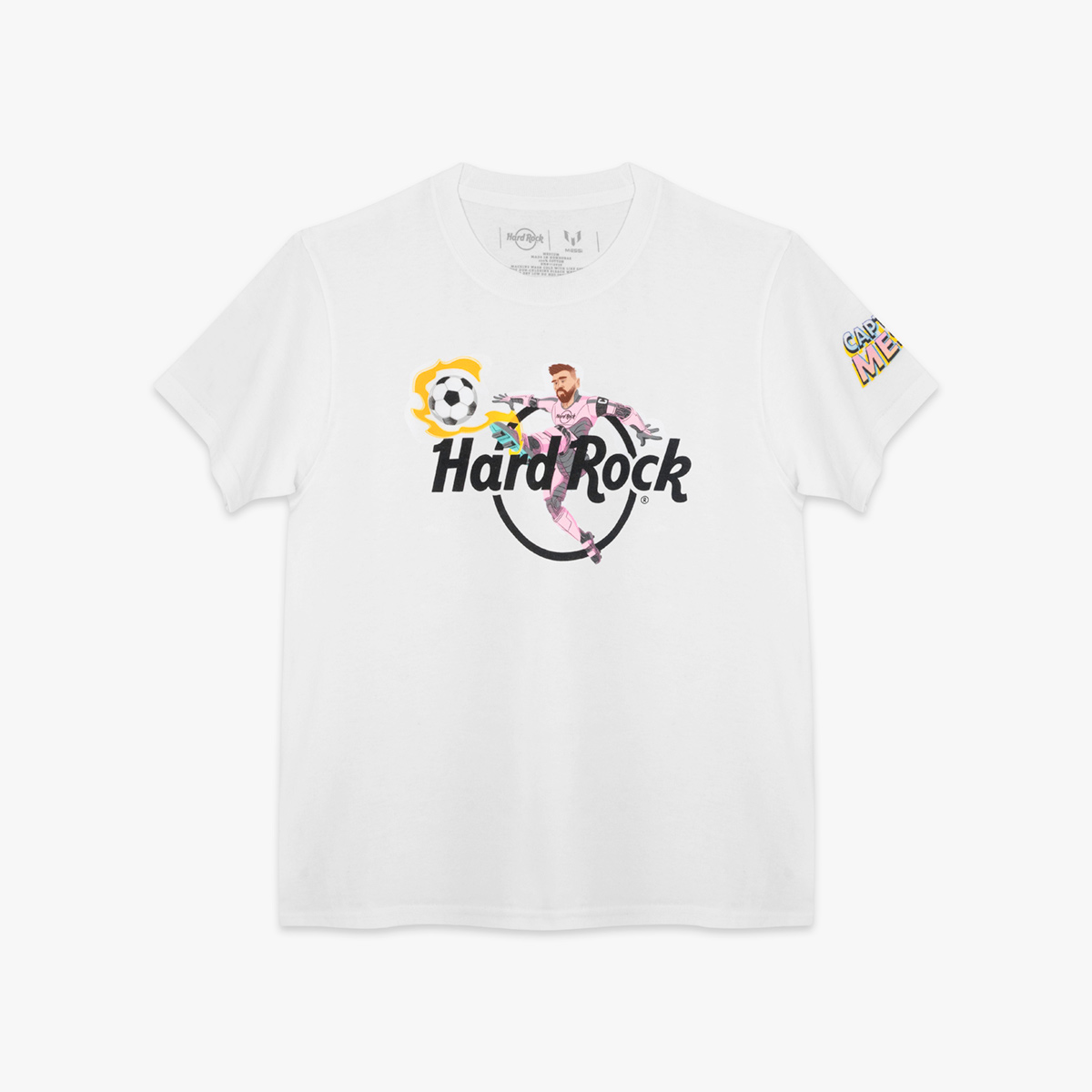 Youth Fit Captain Messi Tee in White image number 1