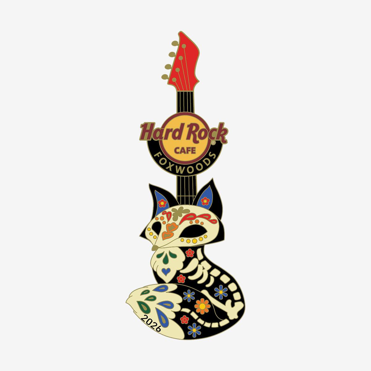 Limited Edition Foxwoods Sugar Fox 2026 Pin image number 1