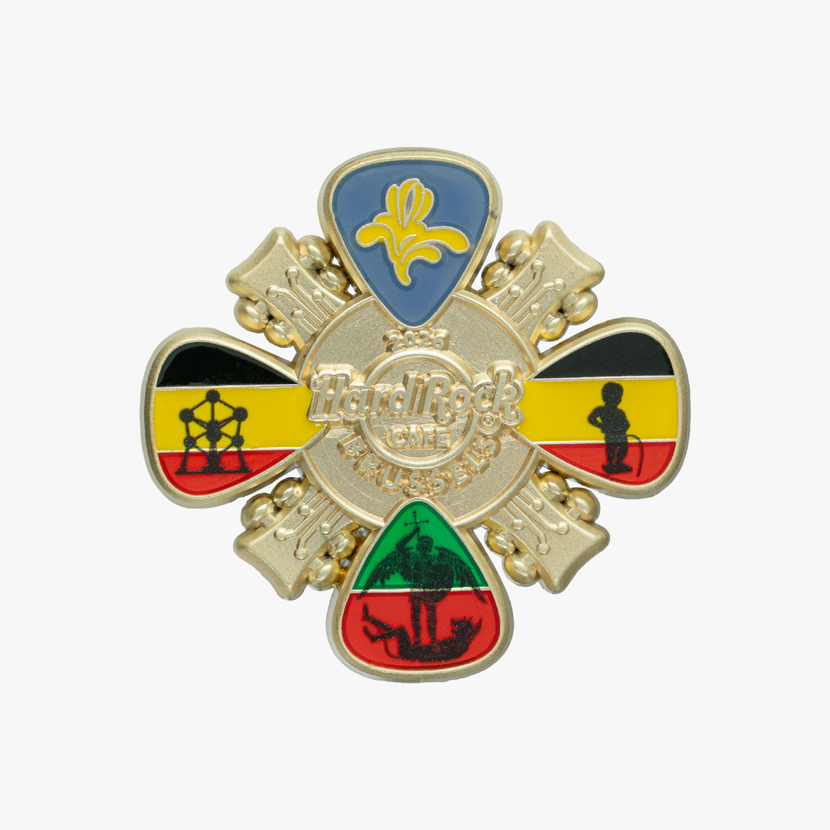 Brussels Music Cross 2026 Limited Edition Pin image number 1